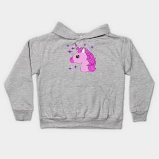 Cute pink Unicorn pony Kids Hoodie